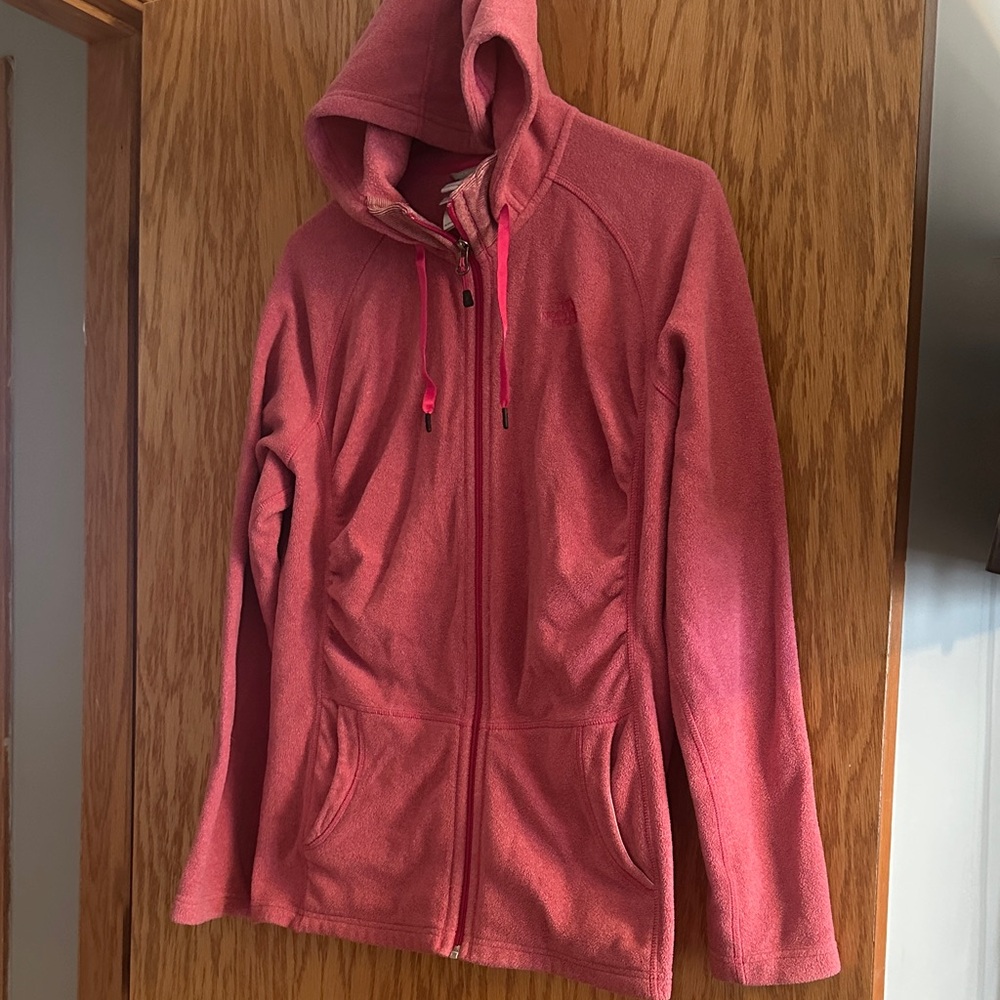 Women's Northface Pink Hooded Jacket size L